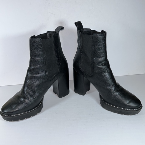 Tory Burch Carson Lug Sole Ankle Boots with Dustbag - Picture 6 of 16